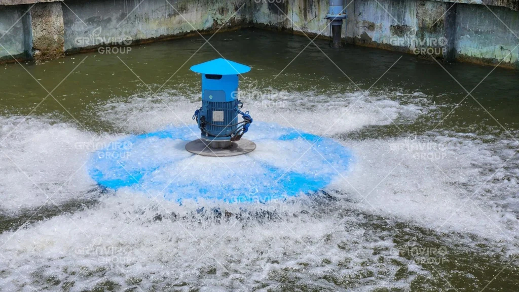 surface aerator solusi aerasi kolam limbah