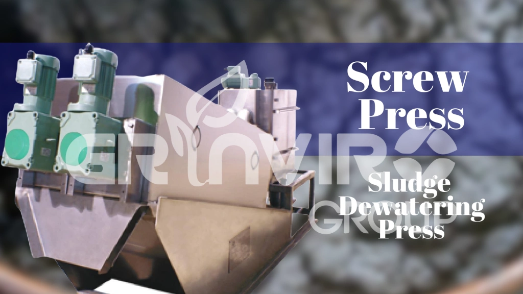 Pengolahan Air Limbah Berlumpur Dengan Press Limbah (Sludge Press Dewatering) Menggunakan Multiplate Screw Press