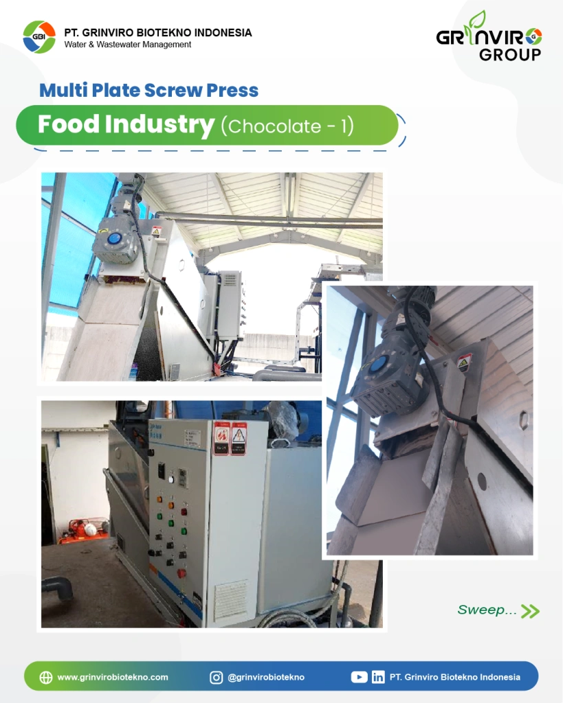 pengolahan sludge IPAL industri coklat