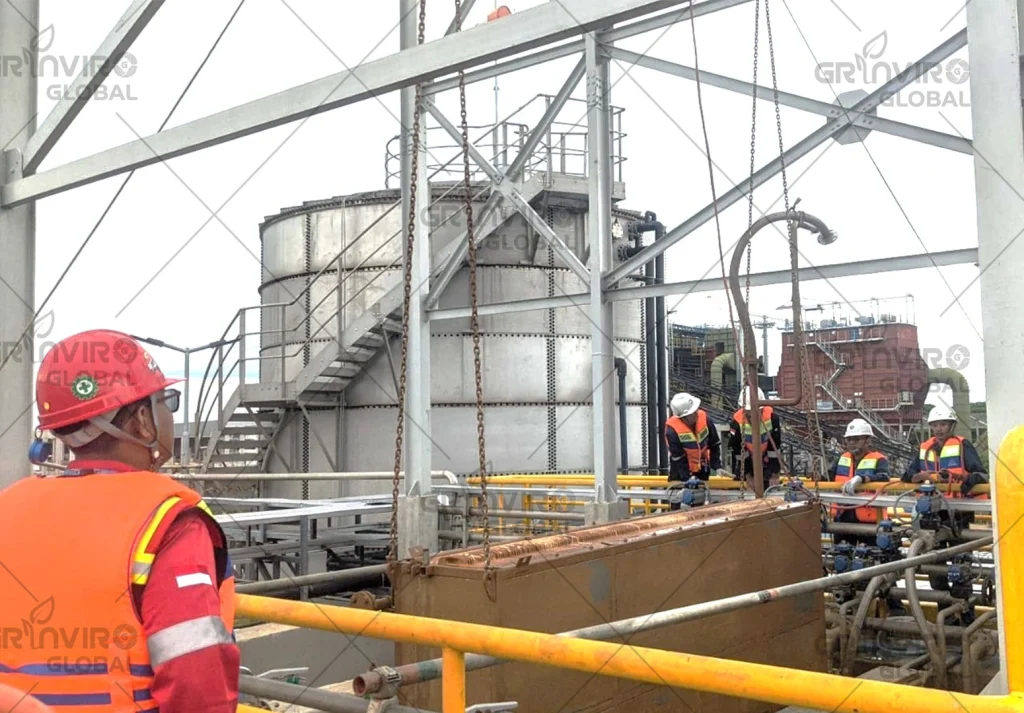 skema proses pengolahan air limbah boo dan bot